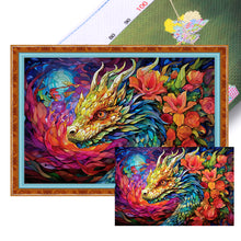 Load image into Gallery viewer, Glass Painting- - 60*40CM 11CT Stamped Cross Stitch
