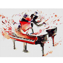 Load image into Gallery viewer, Piano - 50*40CM 14CT Stamped Cross Stitch
