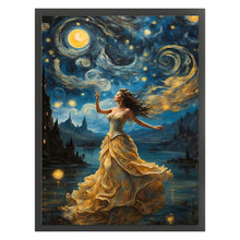 Load image into Gallery viewer, Beauty Under The Starry Sky - 40*55CM 16CT Stamped Cross Stitch

