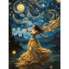 Load image into Gallery viewer, Beauty Under The Starry Sky - 40*55CM 16CT Stamped Cross Stitch
