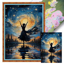 Load image into Gallery viewer, People Dancing Under The Stars - 40*60CM 16CT Stamped Cross Stitch
