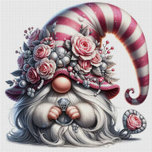 Load image into Gallery viewer, Flower Gnome - 30*30CM 18CT Stamped Cross Stitch
