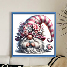 Load image into Gallery viewer, Flower Gnome - 30*30CM 18CT Stamped Cross Stitch
