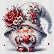 Load image into Gallery viewer, Flower Gnome - 30*30CM 18CT Stamped Cross Stitch
