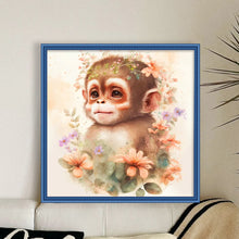 Load image into Gallery viewer, Twelve Zodiac Signs - Monkey - 40*40CM 11CT Stamped Cross Stitch
