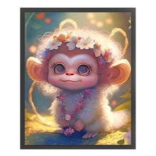 Load image into Gallery viewer, Twelve Zodiac Signs - Monkey - 40*50CM 11CT Stamped Cross Stitch
