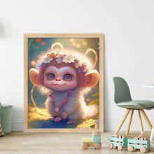 Load image into Gallery viewer, Twelve Zodiac Signs - Monkey - 40*50CM 11CT Stamped Cross Stitch
