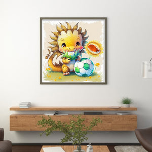 World Cup Zodiac-May Dragon - 25*25CM 18CT Stamped Cross Stitch