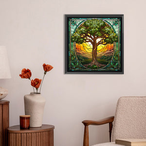 Life Tree 30*30CM(Canvas) Full Round Drill Diamond Painting