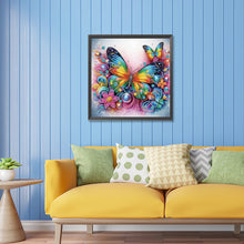 Load image into Gallery viewer, Butterfly 30*30CM(Canvas) Partial Special Shaped Drill Diamond Painting
