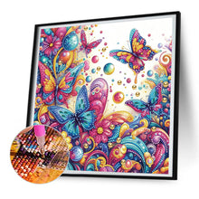 Load image into Gallery viewer, Butterfly 30*30CM(Canvas) Partial Special Shaped Drill Diamond Painting
