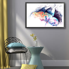 Load image into Gallery viewer, Simple Strokes Of City Under Umbrella - 50*35CM 14CT Stamped Cross Stitch
