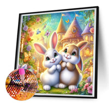 Load image into Gallery viewer, Two Rabbits 30*30CM(Canvas) Full Round Drill Diamond Painting
