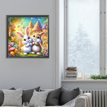 Load image into Gallery viewer, Two Rabbits 30*30CM(Canvas) Full Round Drill Diamond Painting
