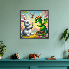 Load image into Gallery viewer, Rabbit And Dragon 30*30CM(Canvas) Full Round Drill Diamond Painting
