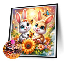 Load image into Gallery viewer, Two Rabbits 30*30CM(Canvas) Full Round Drill Diamond Painting
