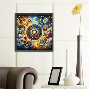 Twelve Constellations From Another World 40*40CM(Canvas) Full Round Drill Diamond Painting