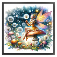 Load image into Gallery viewer, Elf On The Mushroom - 40*40CM 11CT Stamped Cross Stitch
