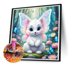 Load image into Gallery viewer, Garden Butterfly Bear 30*30CM(Canvas) Full Round Drill Diamond Painting
