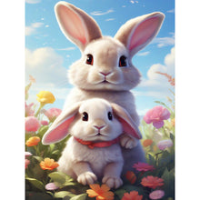 Load image into Gallery viewer, Garden Rabbit 30*40CM(Canvas) Full Round Drill Diamond Painting
