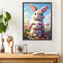 Load image into Gallery viewer, Garden Rabbit 30*40CM(Canvas) Full Round Drill Diamond Painting
