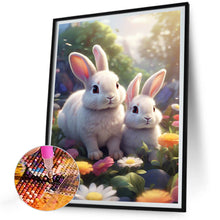 Load image into Gallery viewer, Garden Rabbit 30*40CM(Canvas) Full Round Drill Diamond Painting
