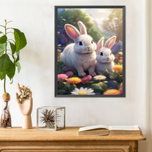 Load image into Gallery viewer, Garden Rabbit 30*40CM(Canvas) Full Round Drill Diamond Painting
