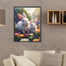 Load image into Gallery viewer, Garden Rabbit 30*40CM(Canvas) Full Round Drill Diamond Painting
