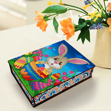 Load image into Gallery viewer, Wooden Rabbit Easter Eggs DIY Special Shaped Diamond Painting Jewelry Organiser
