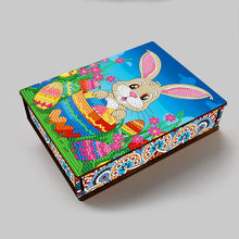 Load image into Gallery viewer, Wooden Rabbit Easter Eggs DIY Special Shaped Diamond Painting Jewelry Organiser
