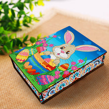 Load image into Gallery viewer, Wooden Rabbit Easter Eggs DIY Special Shaped Diamond Painting Jewelry Organiser
