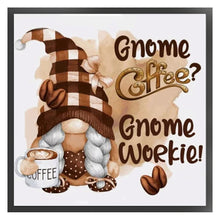 Load image into Gallery viewer, Coffee Gnome - 40*40CM 11CT Counted Cross Stitch
