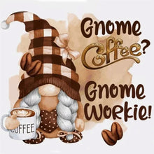 Load image into Gallery viewer, Coffee Gnome - 40*40CM 11CT Counted Cross Stitch
