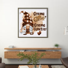 Load image into Gallery viewer, Coffee Gnome - 40*40CM 11CT Counted Cross Stitch
