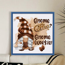 Load image into Gallery viewer, Coffee Gnome - 40*40CM 11CT Counted Cross Stitch
