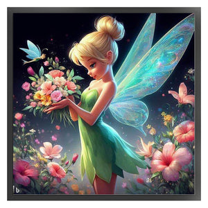 Tinker Bell - 40*40CM 11CT Stamped Cross Stitch