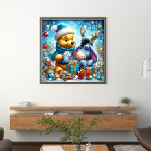 Load image into Gallery viewer, Winnie The Pooh And Eeyore In Winter - 40*40CM 11CT Stamped Cross Stitch
