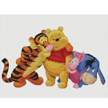 Load image into Gallery viewer, Winnie The Pooh And His Friends - 50*40CM 11CT Stamped Cross Stitch
