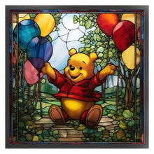 Load image into Gallery viewer, Glass Painting-Winnie The Pooh - 40*40CM 11CT Stamped Cross Stitch
