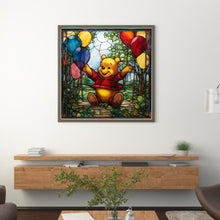 Load image into Gallery viewer, Glass Painting-Winnie The Pooh - 40*40CM 11CT Stamped Cross Stitch
