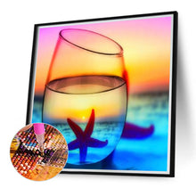 Load image into Gallery viewer, The View In The Cup 40*40CM(Canvas) Full Round Drill Diamond Painting
