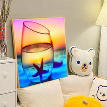 Load image into Gallery viewer, The View In The Cup 40*40CM(Canvas) Full Round Drill Diamond Painting

