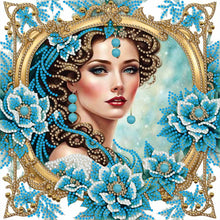 Load image into Gallery viewer, Noble Lady 30*30CM(Canvas) Partial Special Shaped Drill Diamond Painting
