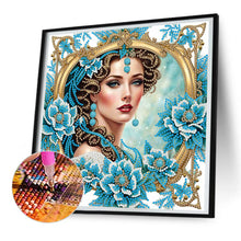 Load image into Gallery viewer, Noble Lady 30*30CM(Canvas) Partial Special Shaped Drill Diamond Painting
