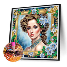 Load image into Gallery viewer, Noble Lady 30*30CM(Canvas) Partial Special Shaped Drill Diamond Painting
