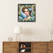 Load image into Gallery viewer, Noble Lady 30*30CM(Canvas) Partial Special Shaped Drill Diamond Painting
