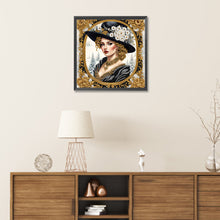 Load image into Gallery viewer, Noble Lady 30*30CM(Canvas) Partial Special Shaped Drill Diamond Painting
