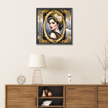 Load image into Gallery viewer, Noble Lady 30*30CM(Canvas) Partial Special Shaped Drill Diamond Painting
