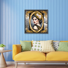 Load image into Gallery viewer, Noble Lady 30*30CM(Canvas) Partial Special Shaped Drill Diamond Painting
