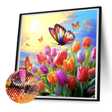 Load image into Gallery viewer, Tulips 30*30CM(Canvas) Full Round Drill Diamond Painting
